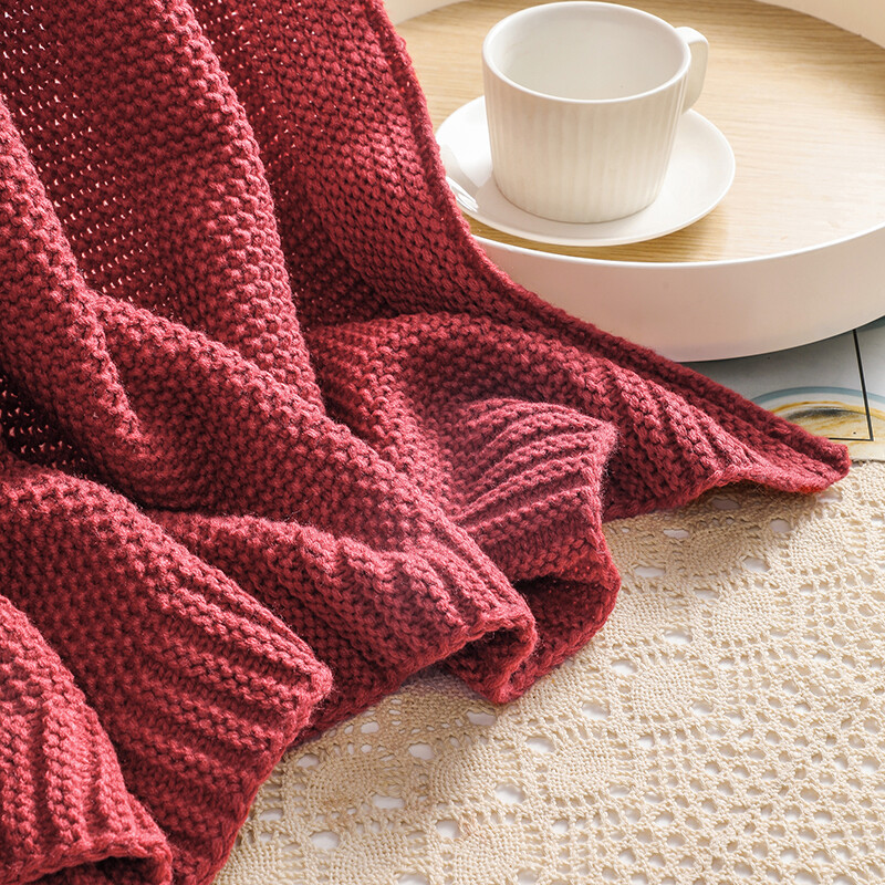 Battilo gofri kockás takaró Luxus vastag karamell kötött kidobótakaró kanapéhoz ágytakaró őszi hálószoba dekoráció