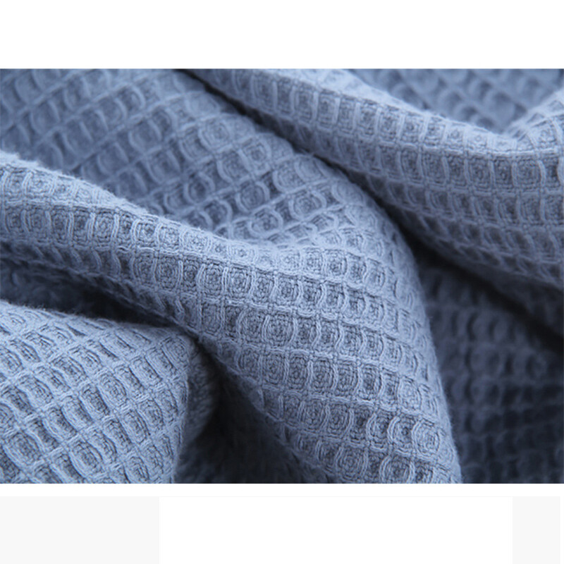 Vasaros kietas plonas viengubas antklodė vaflinis pledas medvilninės sofos siūlų antklodės namų lovai kvėpuojančios minkštos rankšluosčių antklodės skaros antklodės