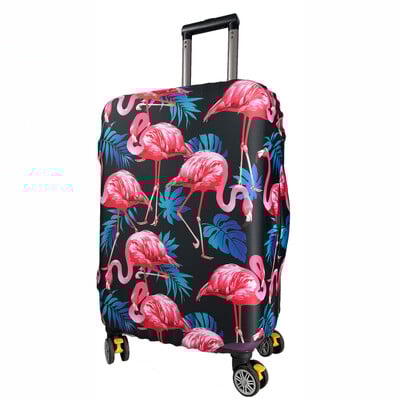 Husă de protecție pentru bagaje, elastică, în dungi, cu fermoar, husă pentru valiză, husă pentru mâner valiză, accesorii de călătorie