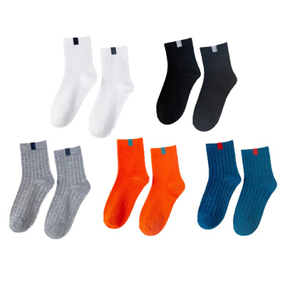 5 Pairs Pack Sieviešu zeķes Pāri Varavīksne Pavasaris ziema Japāņu stila konfektes Sports Mode Īsas zeķes sievietēm Jauki Harajuku