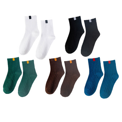 5 Pairs Pack Sieviešu zeķes Pāri Varavīksne Pavasaris ziema Japāņu stila konfektes Sports Mode Īsas zeķes sievietēm Jauki Harajuku