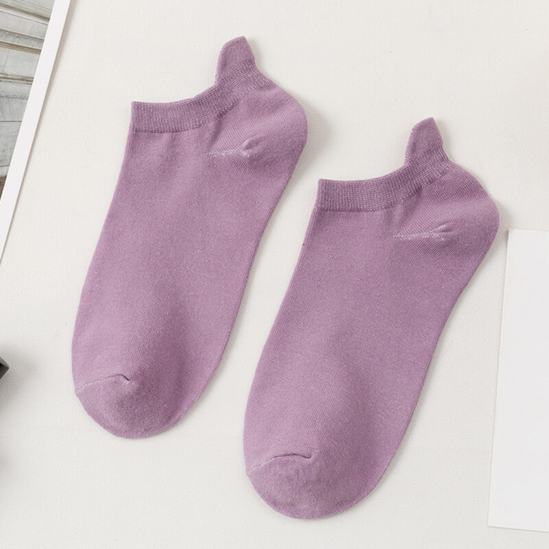 10 pár női színes pamut rövid zokni boka légáteresztő hálós sportzokni Alkalmi sport nyári vékony zokni Candy Colors zokni