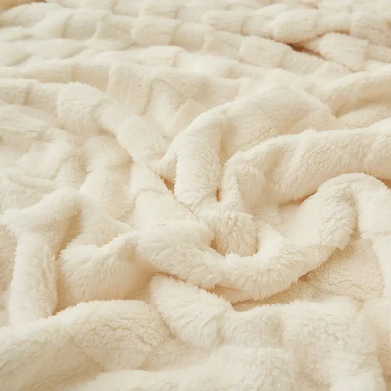 Κουβέρτα Βάφλα βελούδινη πολυλειτουργική κουβέρτα ζεστή μαλακή κουβέρτα τούφας Κατάλληλη για φθινοπωρινά και χειμωνιάτικα δώρα διακοσμητικό κάλυμμα καναπέ-κρεβατιού