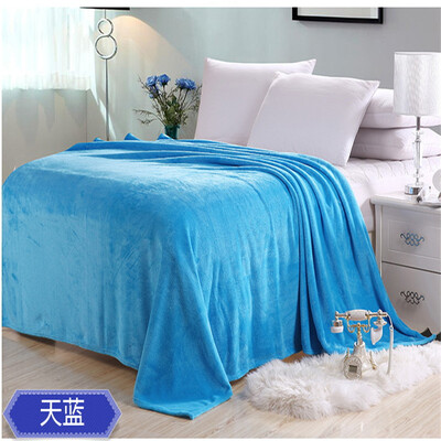 Домашно текстилно одеяло лятно едноцветно супер топли меки одеяла хвърляне върху диван/легло/пътнически карета покривки чаршафи