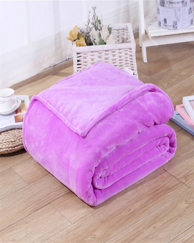 Домашно текстилно одеяло лятно едноцветно супер топли меки одеяла хвърляне върху диван/легло/пътнически карета покривки чаршафи