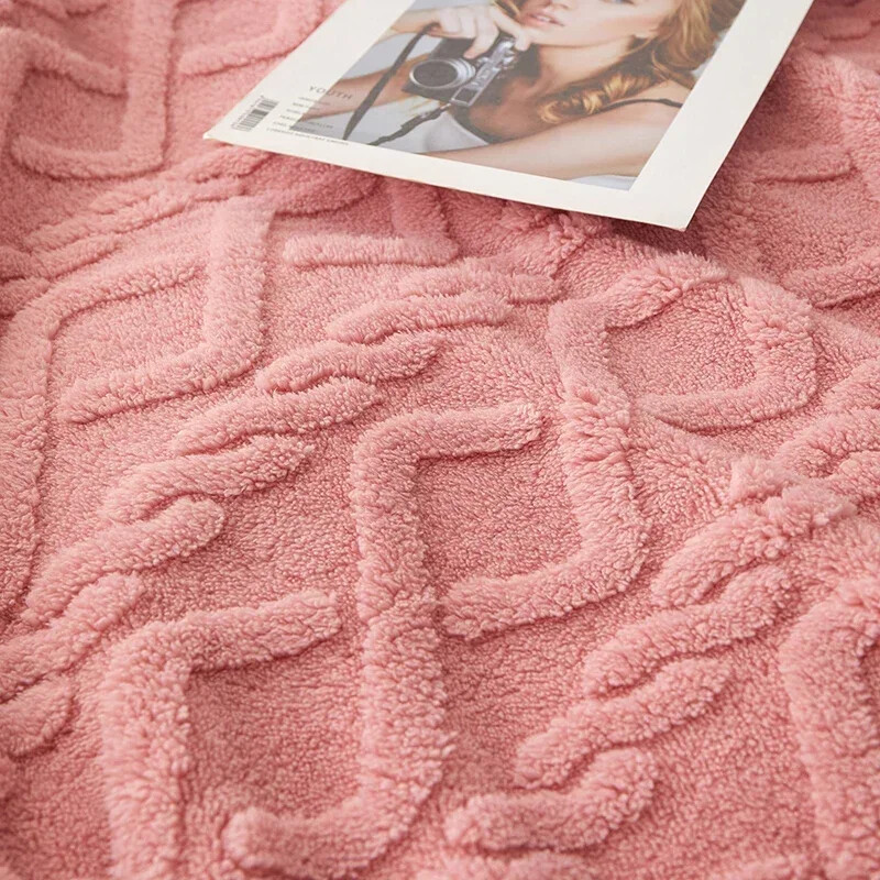Pături de flanel fleece cuvertură moale pentru pat pentru adulți Pătură de tuf de culoare solidă iarnă cusătură caldă cuvertură de pat pufoasă pentru canapea dormitor