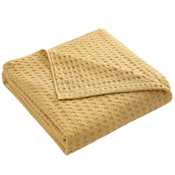 Cooling Cotton Waffles Weave Throw Cooling Sleep Sleep κουβέρτα για καναπέδες, κρεβάτι και άλλα, μαλακό βαμβακερό μείγμα για καναπέ-κρεβάτι