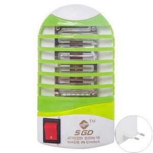 2 τμχ/Παρτίδα LED Λυχνία κουνουπιών 1W 110V 220V Εντομοαπωθητικό Bug Zapper UV Mini Night Light Mosquitos electric UVA EU Plug
