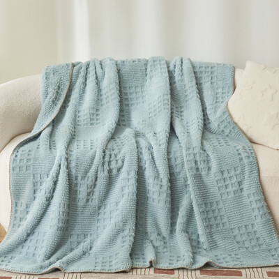 2024 Jacquard Gofri rács Bársony takaró Tél Ősz Meleg Puha Flanel Polár Kanapéágyhuzat Lakástextil плед для кровати