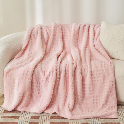 2024 Jacquard Gofri rács Bársony takaró Tél Ősz Meleg Puha Flanel Polár Kanapéágyhuzat Lakástextil плед для кровати