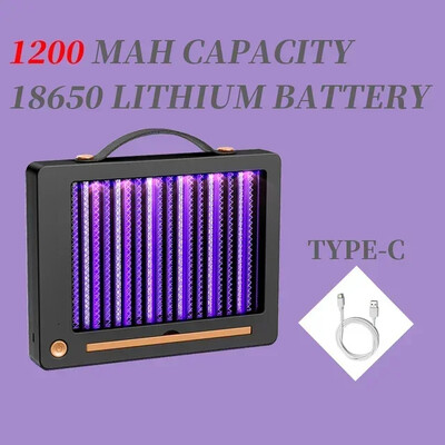 Нова монтирана на стена електрическа лампа против комари Капан за мухи Лампа за насекоми Bug Zapper Безшумен убиец на комари за дома на открито