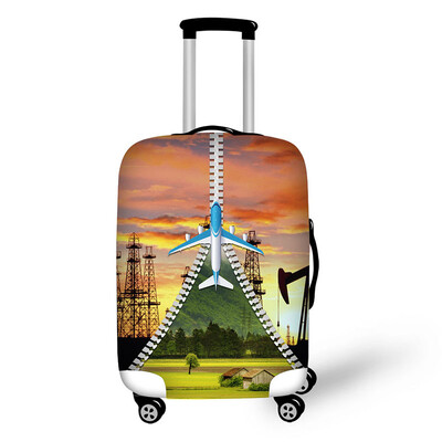 Asmeniniai spaudiniai kelioninio bagažo lagamino dangtelio laikymo krepšio dėklo dangtelio storas apsauginis 18-30 colių Kelionių priedai