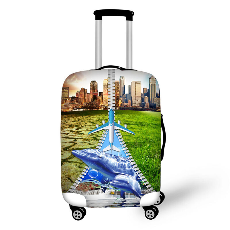 Asmeniniai spaudiniai kelioninio bagažo lagamino dangtelio laikymo krepšio dėklo dangtelio storas apsauginis 18-30 colių Kelionių priedai