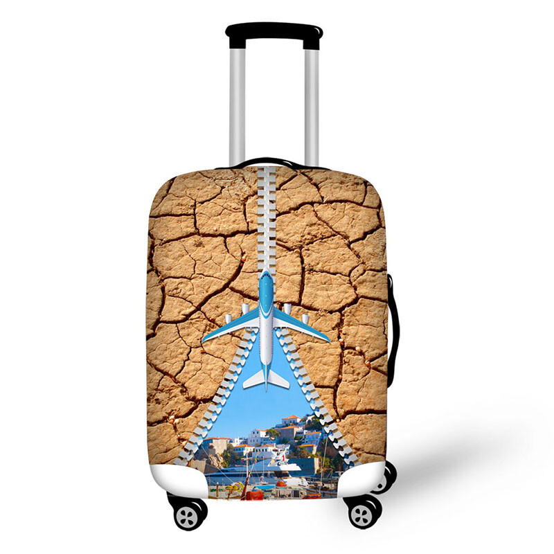 Asmeniniai spaudiniai kelioninio bagažo lagamino dangtelio laikymo krepšio dėklo dangtelio storas apsauginis 18-30 colių Kelionių priedai