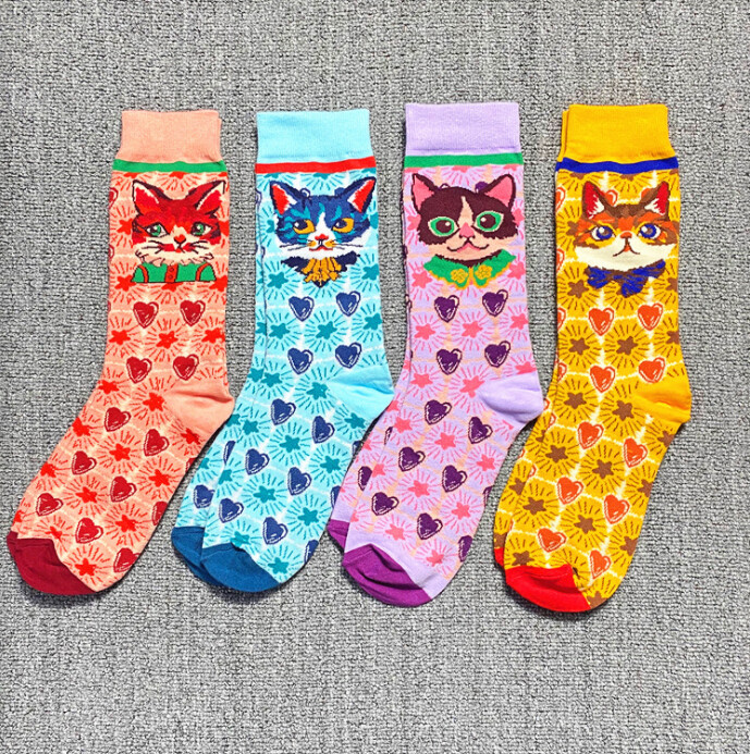 Tavaszi őszi új japán harajuku aranyos zokni női koreai kawaii női zokni pamut rózsaszín 35-42 EUR