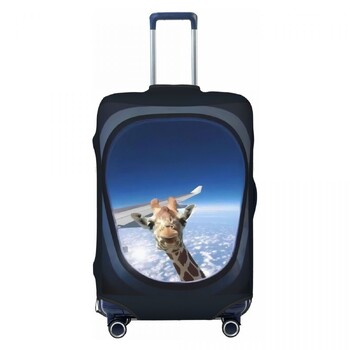 Κάλυμμα βαλίτσας Giraffe Funny Travel Holiday Business Πρακτικές προμήθειες αποσκευών Προστασία