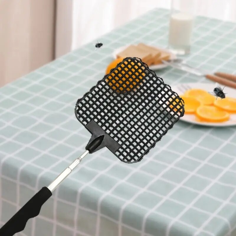 5 tk Sissetõmmatavad kärbsepiitsad Laiendatud käepidemetega loominguline sääsepühutaja, vastupidav komplekt koduklassi aiatarvete jaoks