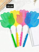 1 τμχ Creative Palm Fly Swatter - Retractable Plastic Fly Swatter με αντιολισθητική λαβή από ανοξείδωτο ατσάλι & κουνουπιών