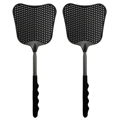 Libisemisvastase käepidemega teleskoopilised kärbsepiitsad, roostevabast terasest varras.