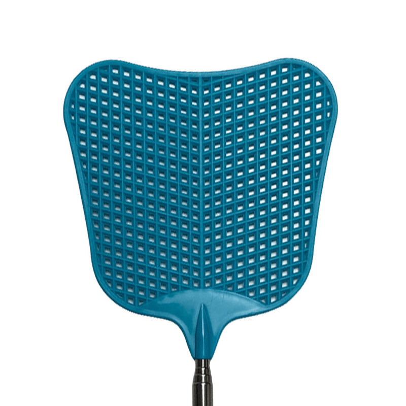 Libisemisvastase käepidemega teleskoopilised kärbsepiitsad, roostevabast terasest varras.