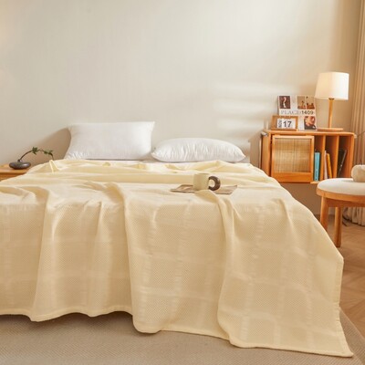 Hive-Muslin medvilninės antklodės lovoms, vaflinis pledas, sofos užvalkalas, minkštas namų užvalkalas, lovatiesės, automobilio miegamasis, sofa, oro kondicionierius