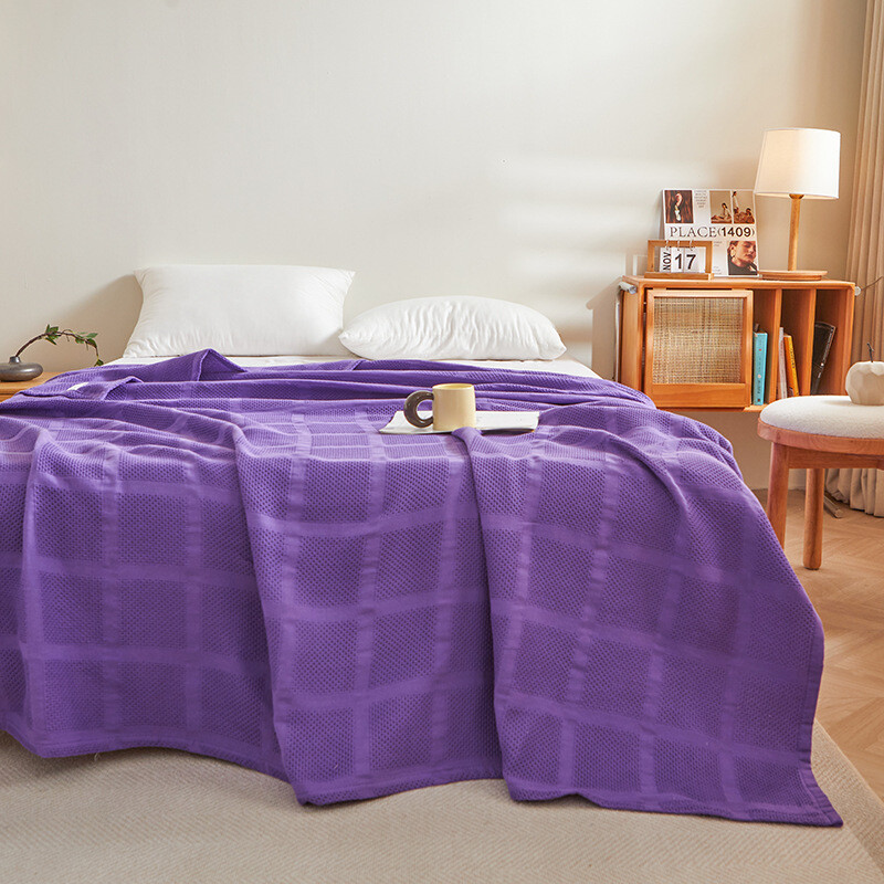 Hive-Muslin medvilninės antklodės lovoms, vaflinis pledas, sofos užvalkalas, minkštas namų užvalkalas, lovatiesės, automobilio miegamasis, sofa, oro kondicionierius