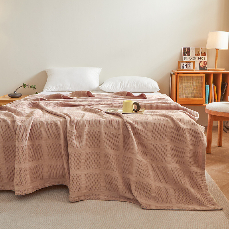 Hive-Muslin medvilninės antklodės lovoms, vaflinis pledas, sofos užvalkalas, minkštas namų užvalkalas, lovatiesės, automobilio miegamasis, sofa, oro kondicionierius
