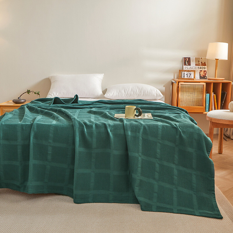 Hive-Muslin medvilninės antklodės lovoms, vaflinis pledas, sofos užvalkalas, minkštas namų užvalkalas, lovatiesės, automobilio miegamasis, sofa, oro kondicionierius