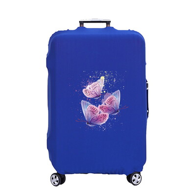 Apsauginis bagažo dangtis nuo 18 iki 30 colių Bagažo dangtis Kelioninių lagaminų užvalkalai tampri Kelionių priedai Drugelių spaudinių serija