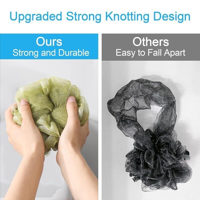 1 kom. Velika lopta za kupanje Bogata pjenušava ručnika za kupanje Mrežica za čišćenje tijela Mreža za tuširanje Spužva za pranje Kupaonski pribor