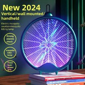 Kokkupandav ja laaditav elektriline sääsepiitsa tugeva elektrilöögi sääsetõrjelambiga majapidamises kasutamiseks