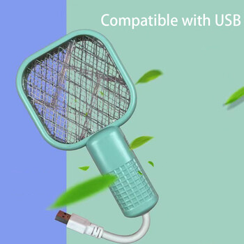 USB Swatter Swatter Trap Έλεγχος παρασίτων Ηλεκτρικό Σοκ Μίνι Λαμπτήρας Κουνουπιών Killer Φορητό UV φως Fly Bug Zapper Καλοκαίρι