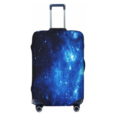 Hviezdna obloha vzor galaxie obloha hrubý elastický ochranný kryt na batožinu so zipsom, oblek na tašku, kufor, kryt na vozík