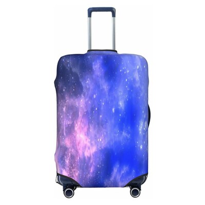 Hviezdna obloha vzor galaxie obloha hrubý elastický ochranný kryt na batožinu so zipsom, oblek na tašku, kufor, kryt na vozík