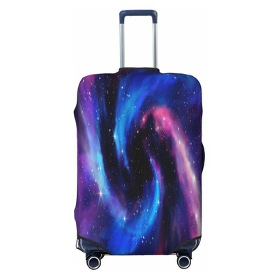 Hviezdna obloha vzor galaxie obloha hrubý elastický ochranný kryt na batožinu so zipsom, oblek na tašku, kufor, kryt na vozík