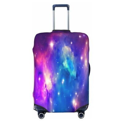 Hviezdna obloha vzor galaxie obloha hrubý elastický ochranný kryt na batožinu so zipsom, oblek na tašku, kufor, kryt na vozík