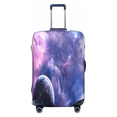 Hviezdna obloha vzor galaxie obloha hrubý elastický ochranný kryt na batožinu so zipsom, oblek na tašku, kufor, kryt na vozík