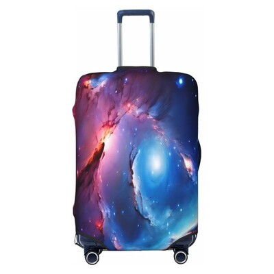 Hviezdna obloha vzor galaxie obloha hrubý elastický ochranný kryt na batožinu so zipsom, oblek na tašku, kufor, kryt na vozík