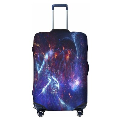 Hviezdna obloha vzor galaxie obloha hrubý elastický ochranný kryt na batožinu so zipsom, oblek na tašku, kufor, kryt na vozík