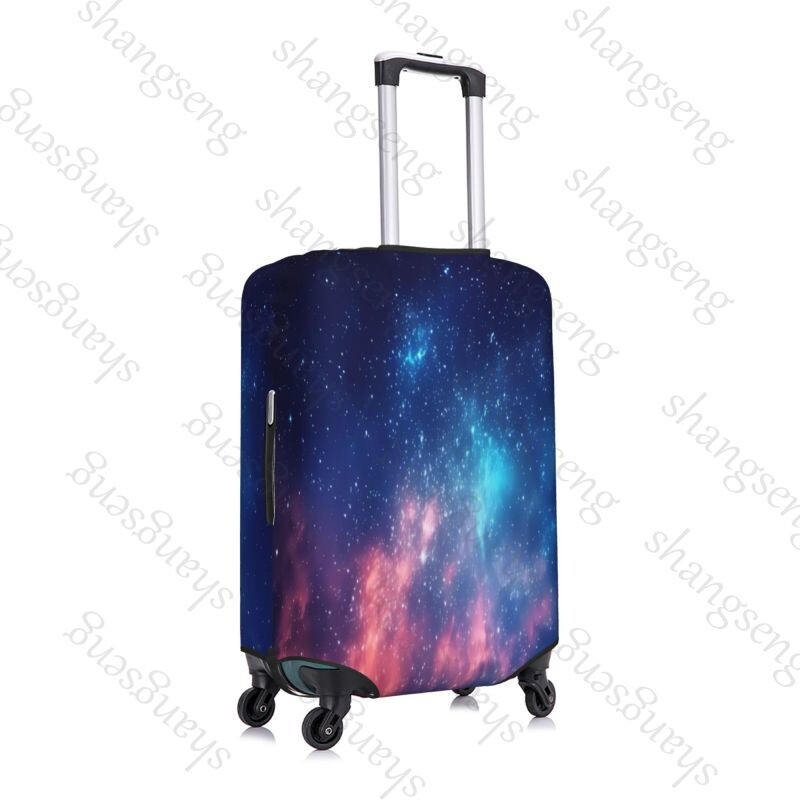 Hviezdna obloha vzor galaxie obloha hrubý elastický ochranný kryt na batožinu so zipsom, oblek na tašku, kufor, kryt na vozík
