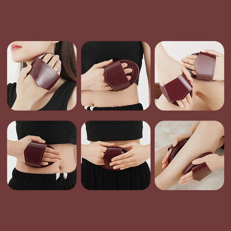 1 vnt. Naujos pirštinės nuo celiulito liekninantis atpalaiduojantis šveitimas masažuotojas Meridian Brush minkštas celiulitinis kūno masažo atpalaiduojantis šepetėlis