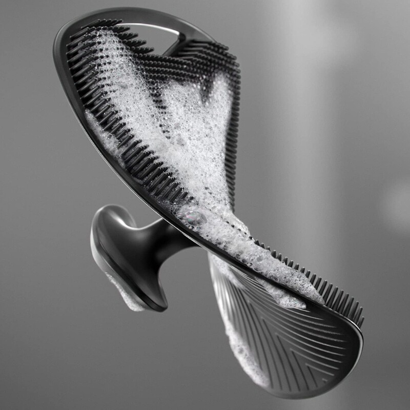 Silikonski piling za tijelo, tuš, kupka, četka za pranje, nježni piling, četka za čišćenje za žene, muškarce, lako se čisti