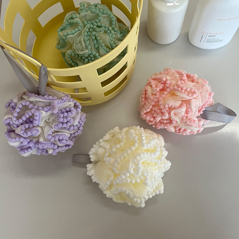 Meka spužva za kupanje Ball Scrub Dady spužva Mesh Bath Sponge Bath Bubble Balls Sredstvo za čišćenje tijela Piling spužva krpa za tuširanje