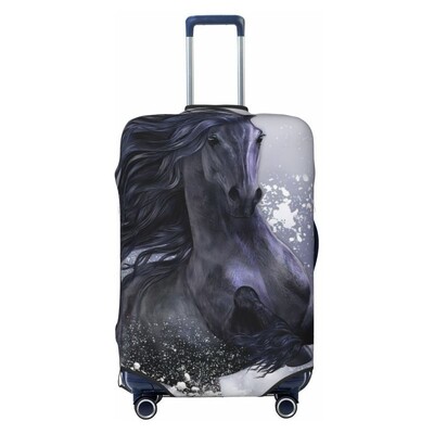 Gyvūnų arklys Spausdintas lagamino užvalkalas Kelioniniai aksesuarai Elastingas lagamino užvalkalas Dulkių dėžės dangtelis