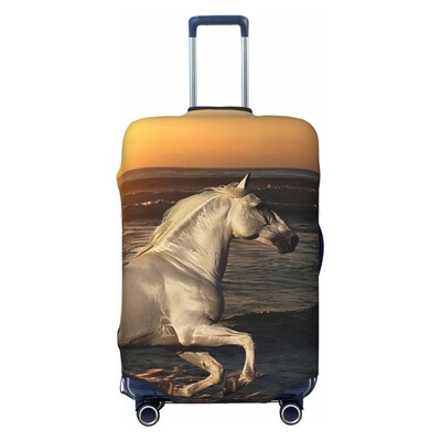 Gyvūnų arklys Spausdintas lagamino užvalkalas Kelioniniai aksesuarai Elastingas lagamino užvalkalas Dulkių dėžės dangtelis