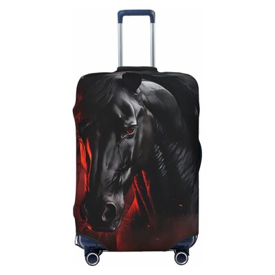 Gyvūnų arklys Spausdintas lagamino užvalkalas Kelioniniai aksesuarai Elastingas lagamino užvalkalas Dulkių dėžės dangtelis