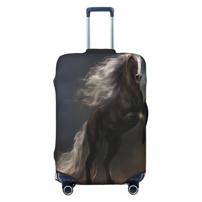 Gyvūnų arklys Spausdintas lagamino užvalkalas Kelioniniai aksesuarai Elastingas lagamino užvalkalas Dulkių dėžės dangtelis