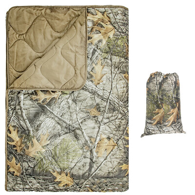 Prešívaná deka BDU Camo, prenosná, US Jungle Light, letná bavlnená, jednolôžková, stlačiteľná, kempingová deka, prateľná