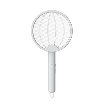 Αναδιπλούμενη ηλεκτρική ρακέτα Fly Swatter, φορητή ρακέτα Bug Zapper, Fly Killer και λάμπα παγίδας κουνουπιών, επαναφορτιζόμενη USB εσωτερικού χώρου και