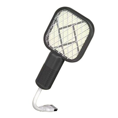 Viac scén Elektrický šok Mosquito Swatter Trap Pest Control UV svetlo Mini Insect Racket Prenosná USB Mosquito Killer Lampa